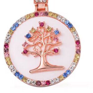Beautiful TREE of LIFE Necklace Multi Color Austrian Crystal Yours or a Gift